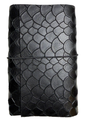 A6 Trifold Leather Journal – Black Scale