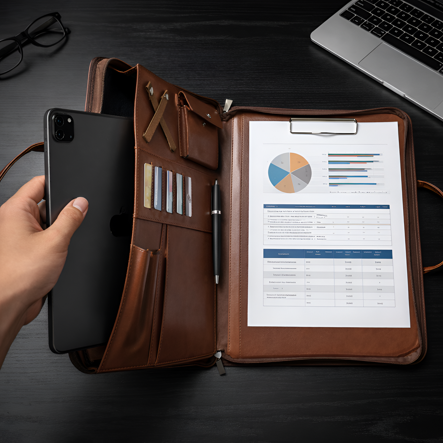 Leather Portfolio (PU Leather)