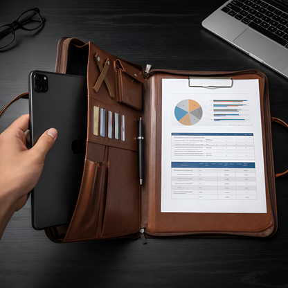 Leather Portfolio (PU Leather)