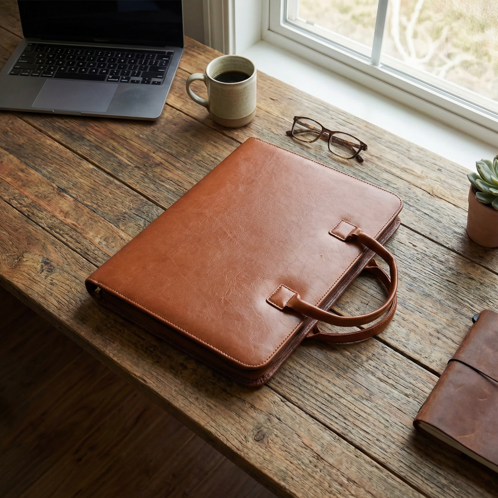 Leather Portfolio (PU Leather)